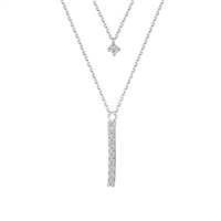 Collana Donna in Argento Cubic Zirconia NEBUR40